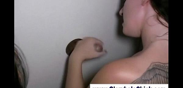  Sluts spurt gloryhole cum